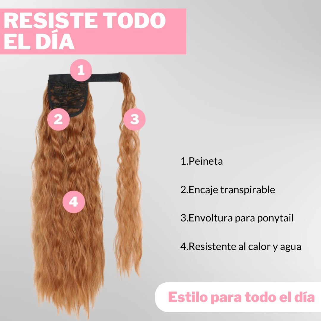 Ponytail Rihanna 55cm Rizada