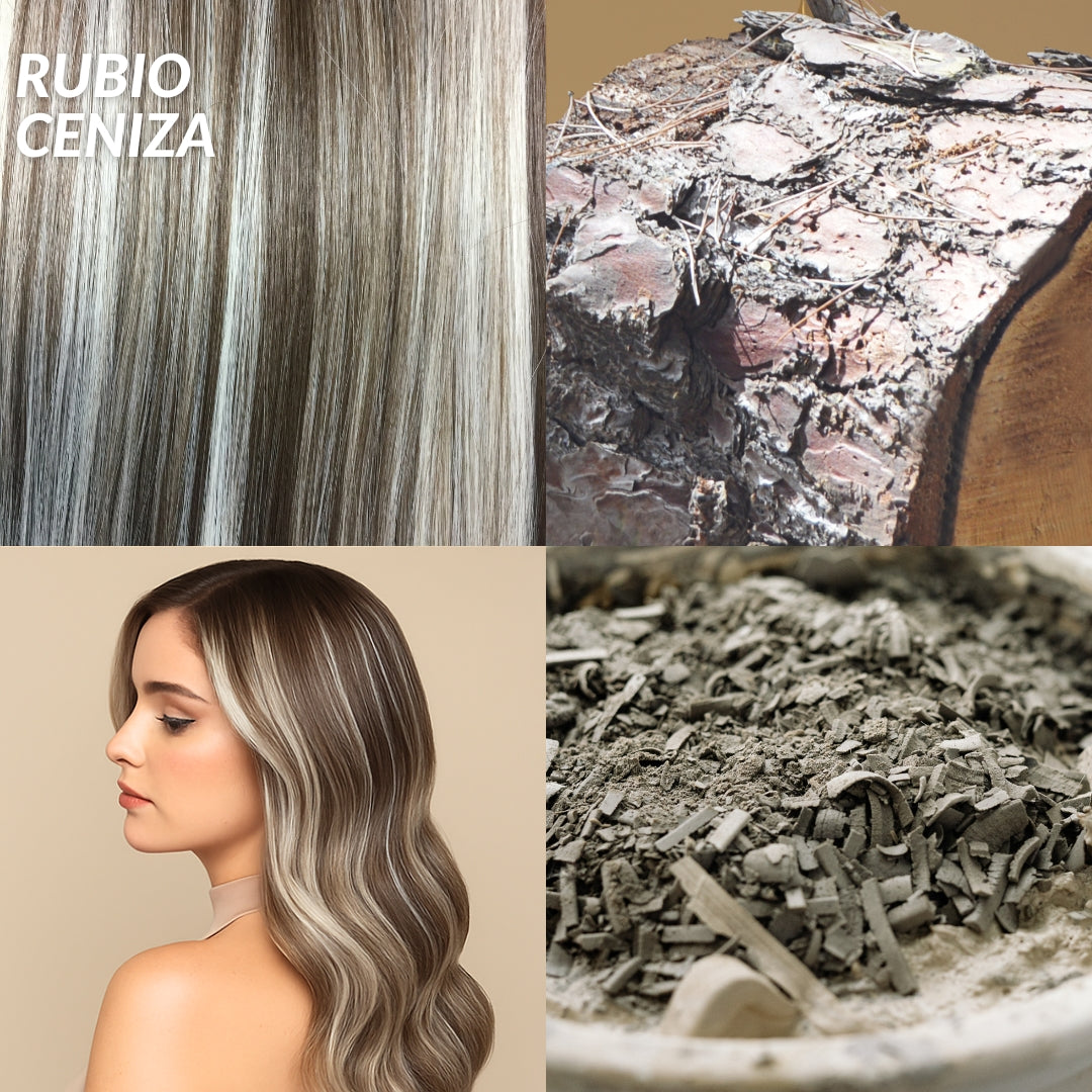 Extensiones Lisas Con Hilo Invisible y clips 45cm