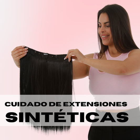 Guía definitiva para el cuidado de extensiones de cabello y coletas sintéticas