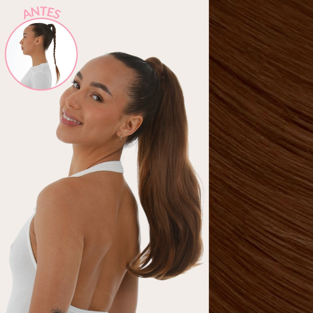 ¡SOLO HOY! OFERTA LIMITADA -40% Dto. PONYTAIL LISA O RIZADA