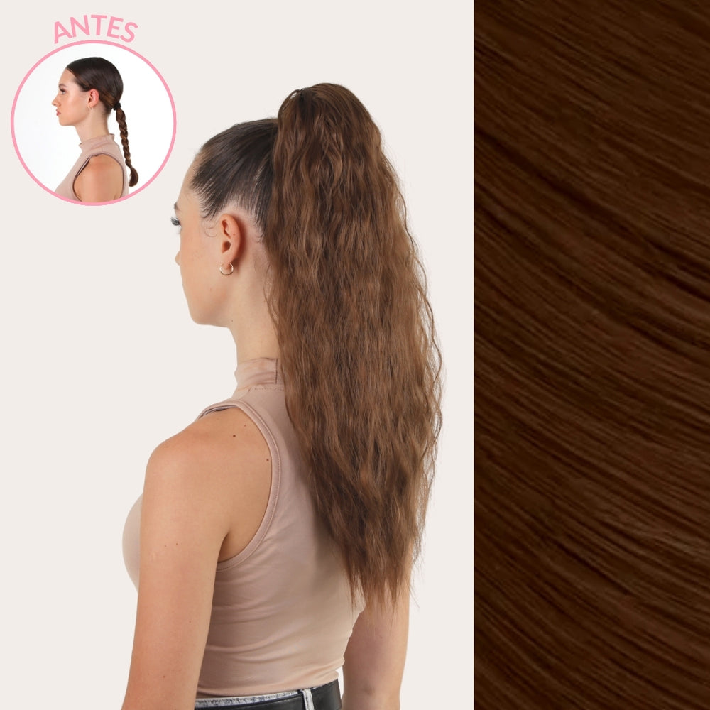 ¡SOLO HOY! OFERTA LIMITADA -40% Dto. PONYTAIL LISA O RIZADA