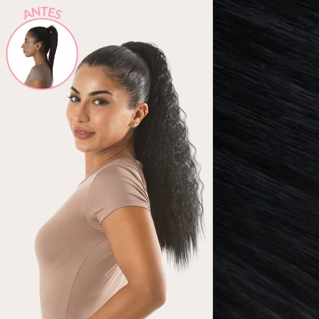 ¡SOLO HOY! OFERTA LIMITADA -40% Dto. PONYTAIL LISA O RIZADA