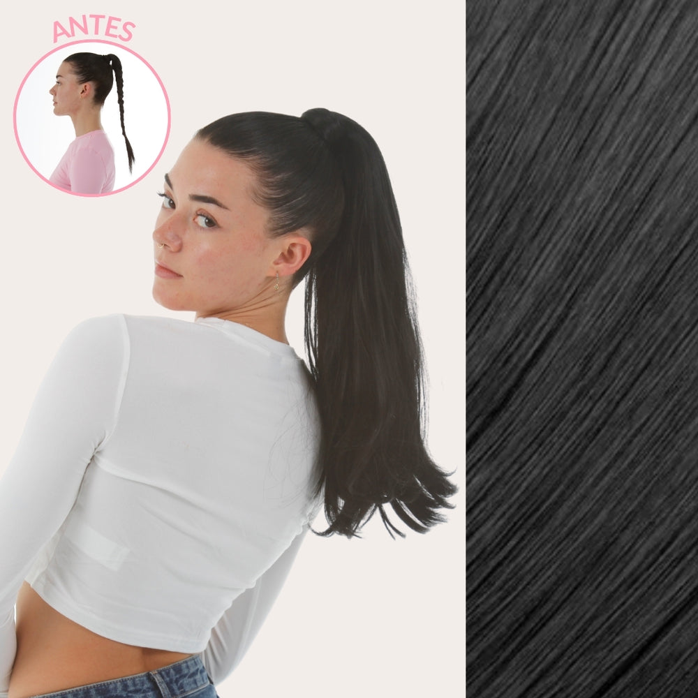 ¡SOLO HOY! OFERTA LIMITADA -40% Dto. PONYTAIL LISA O RIZADA