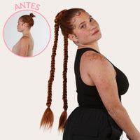 CHARLOTTE 86CM DOBLE TRENZA