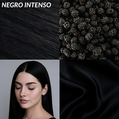 Extensiones Lisas Con Hilo Invisible y clips 45cm